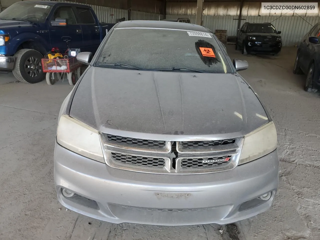 2013 Dodge Avenger Sxt VIN: 1C3CDZCG0DN602859 Lot: 72098814