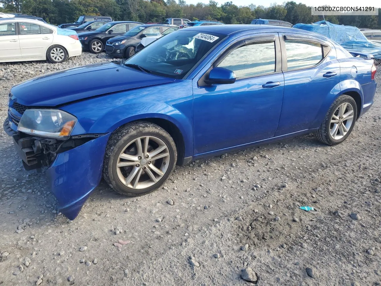 2013 Dodge Avenger Sxt VIN: 1C3CDZCB0DN541291 Lot: 72404064