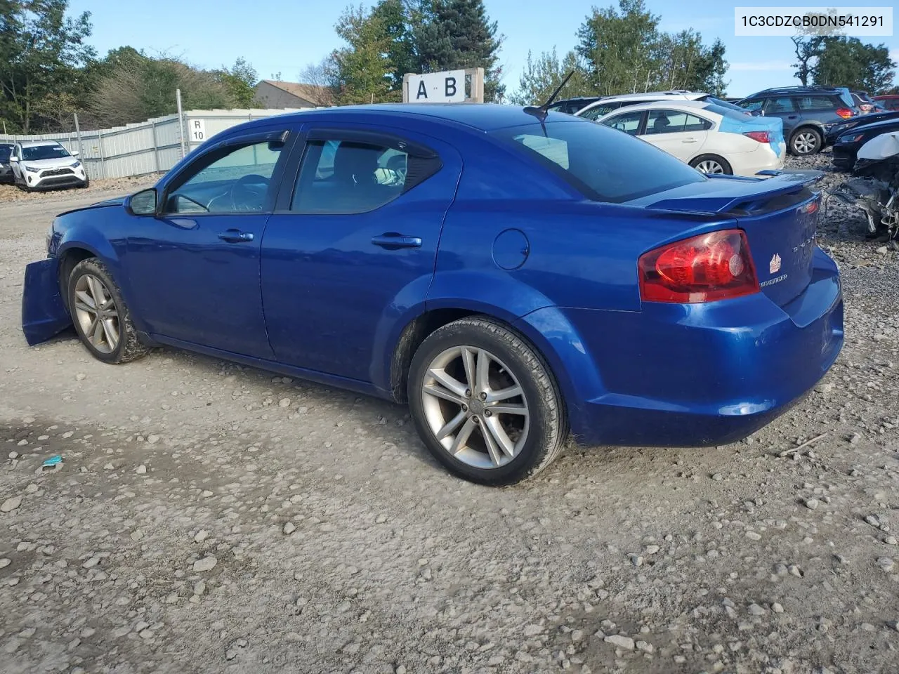 2013 Dodge Avenger Sxt VIN: 1C3CDZCB0DN541291 Lot: 72404064