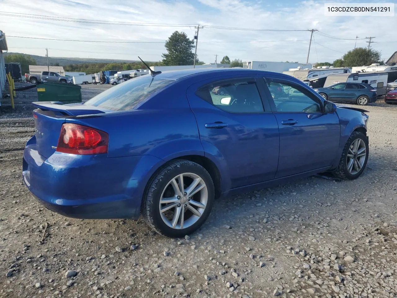 2013 Dodge Avenger Sxt VIN: 1C3CDZCB0DN541291 Lot: 72404064