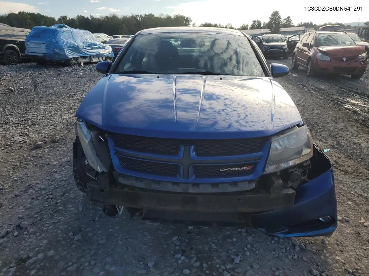 2013 Dodge Avenger Sxt VIN: 1C3CDZCB0DN541291 Lot: 72404064