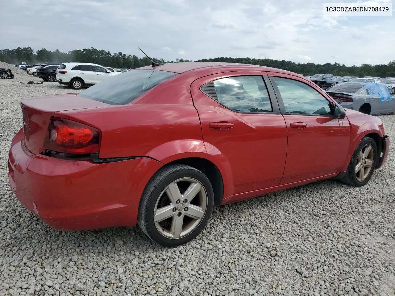 2013 Dodge Avenger Se VIN: 1C3CDZAB6DN708479 Lot: 72436434