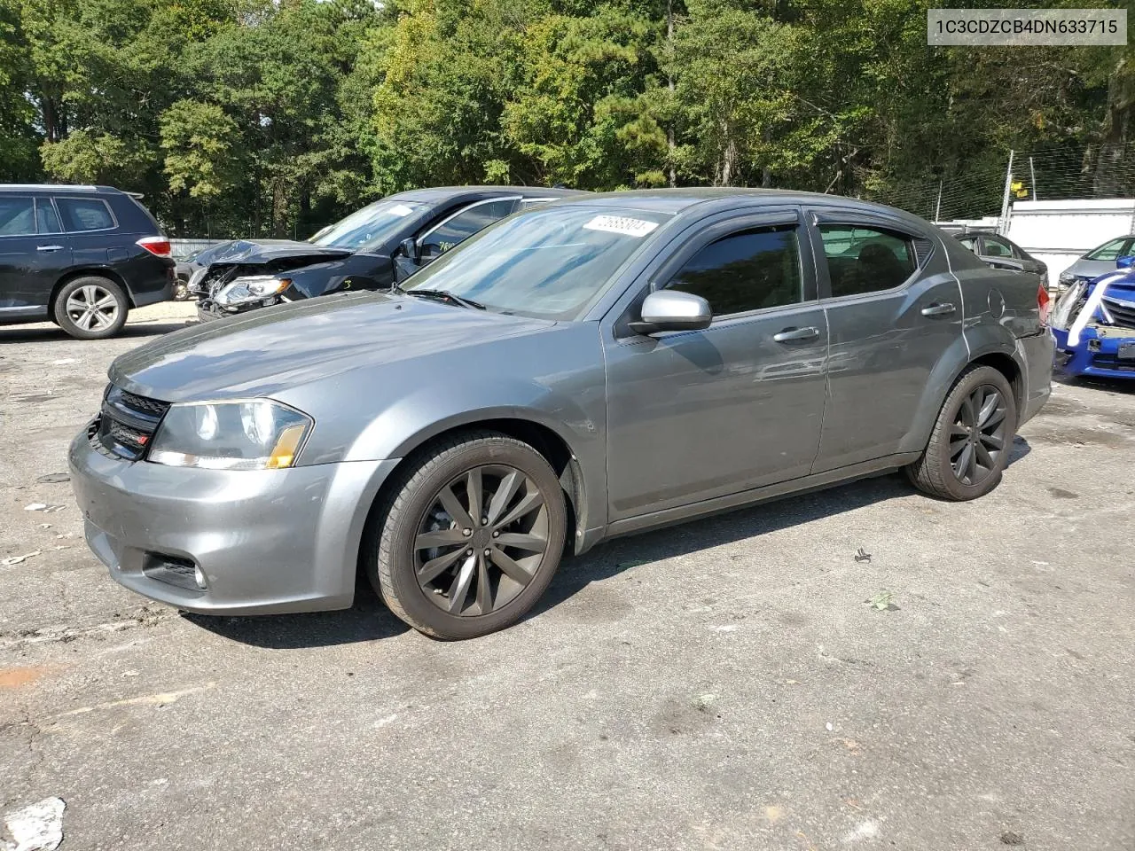 2013 Dodge Avenger Sxt VIN: 1C3CDZCB4DN633715 Lot: 72688304