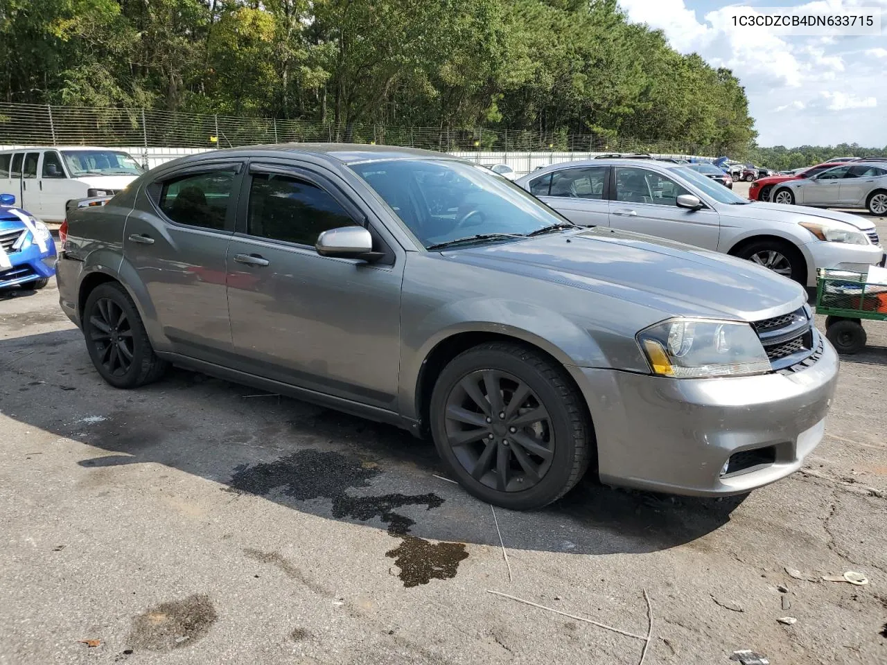 2013 Dodge Avenger Sxt VIN: 1C3CDZCB4DN633715 Lot: 72688304