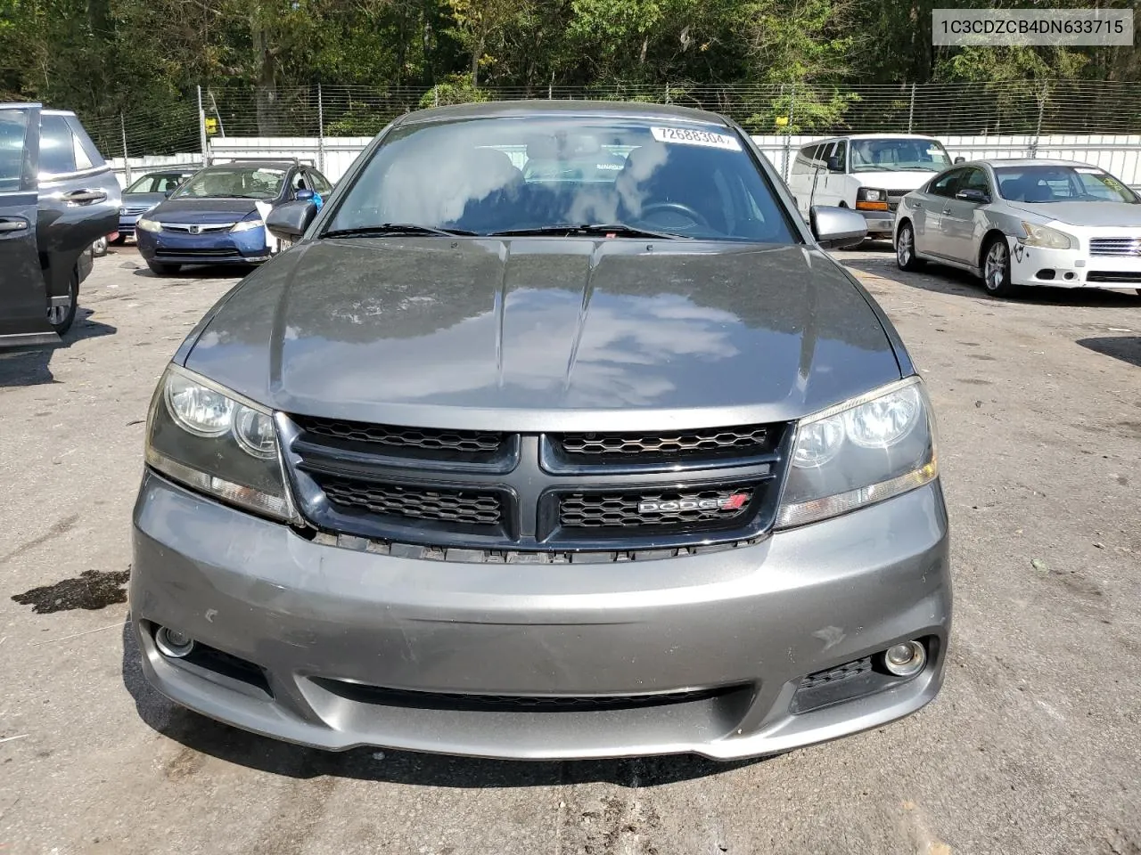 2013 Dodge Avenger Sxt VIN: 1C3CDZCB4DN633715 Lot: 72688304