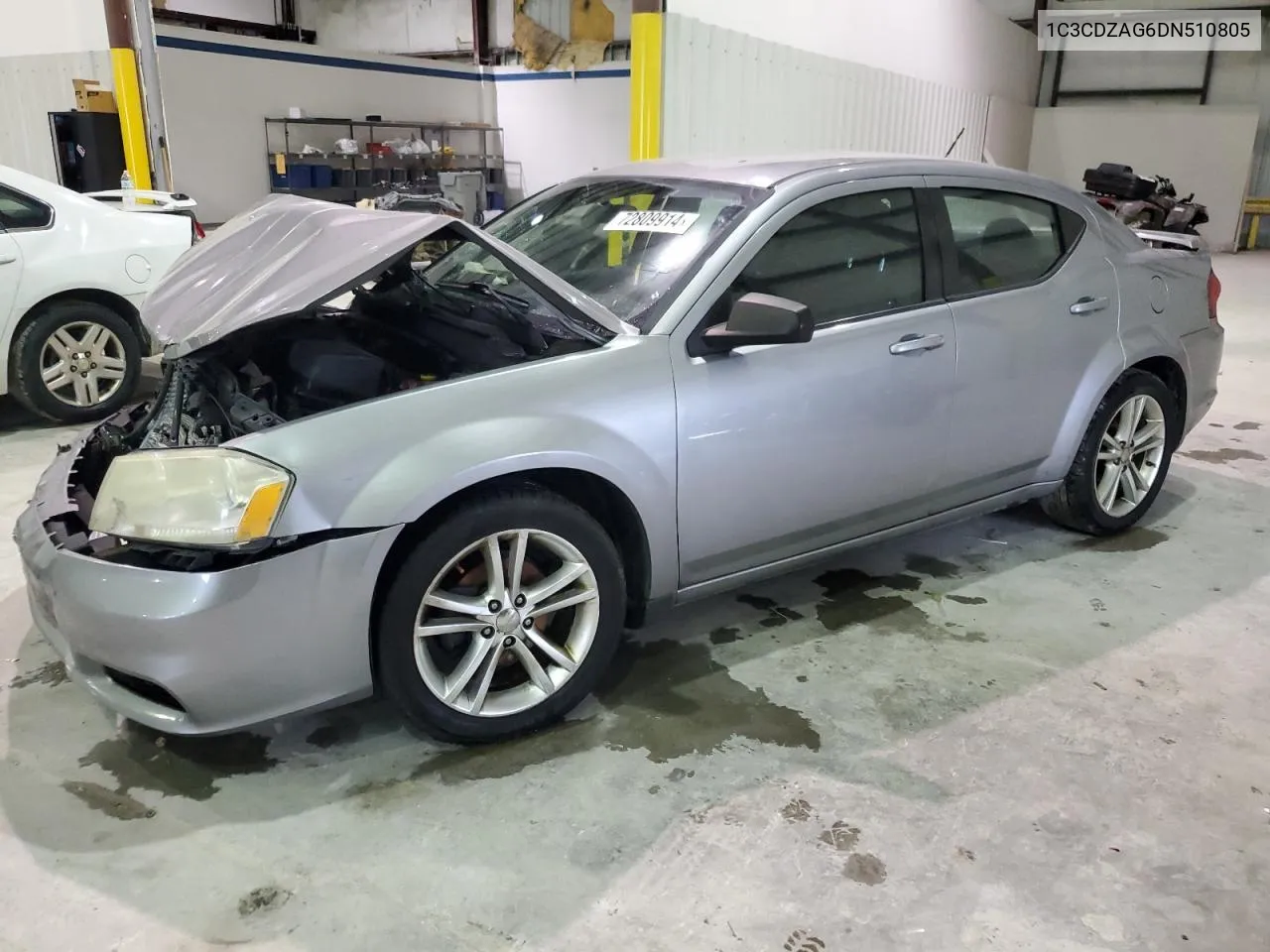 2013 Dodge Avenger Se VIN: 1C3CDZAG6DN510805 Lot: 72809914