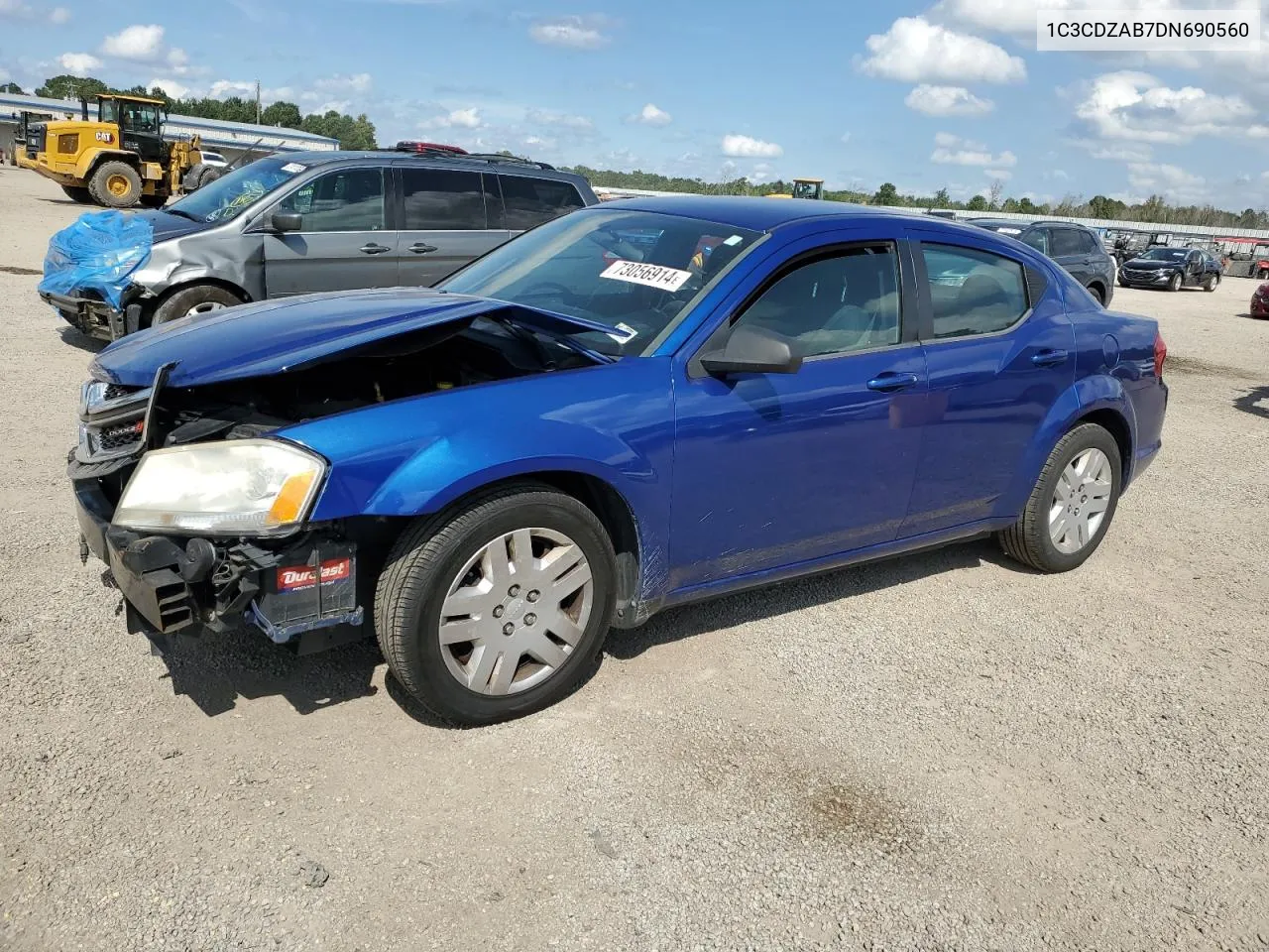 2013 Dodge Avenger Se VIN: 1C3CDZAB7DN690560 Lot: 73056914