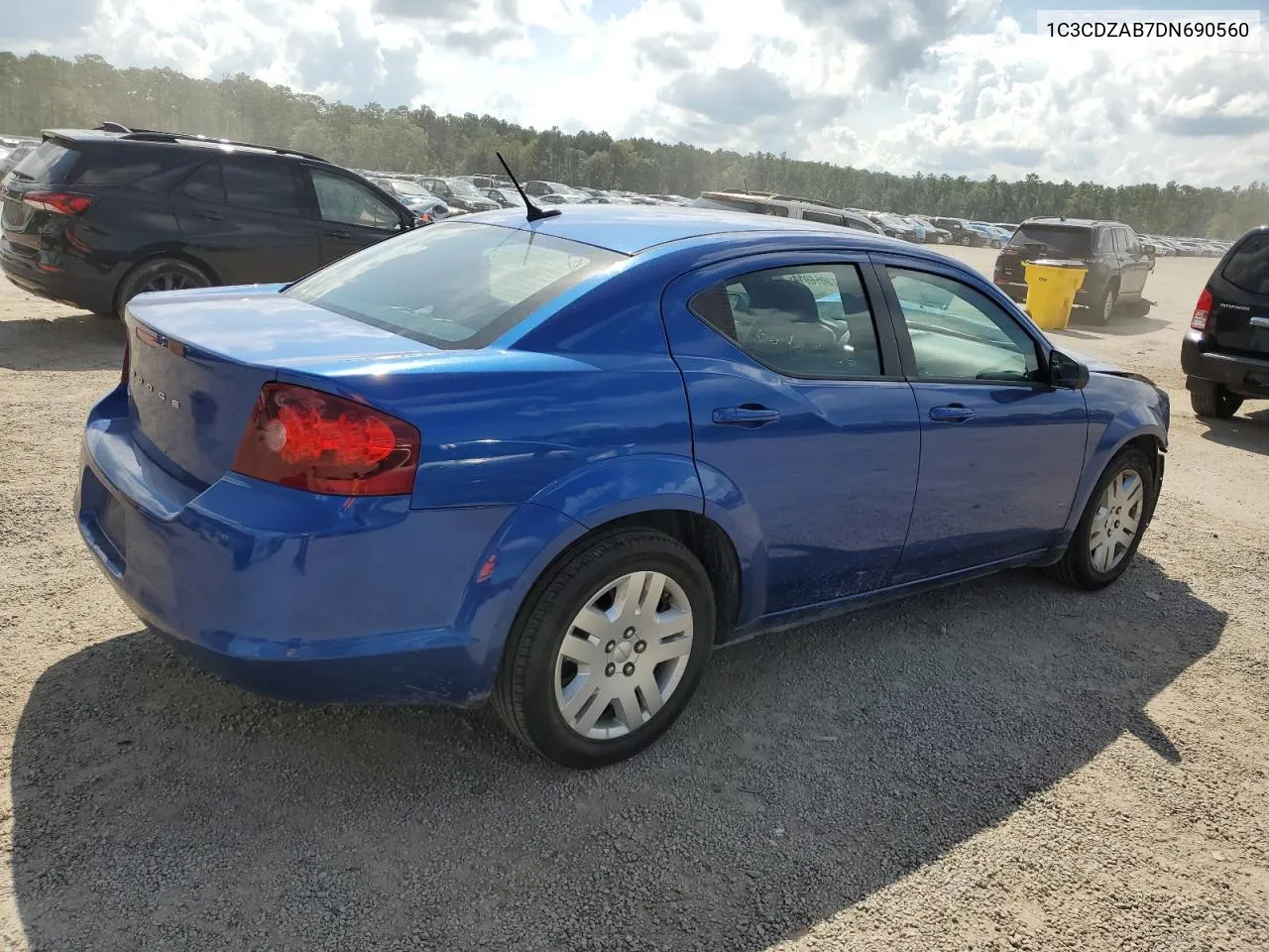 2013 Dodge Avenger Se VIN: 1C3CDZAB7DN690560 Lot: 73056914