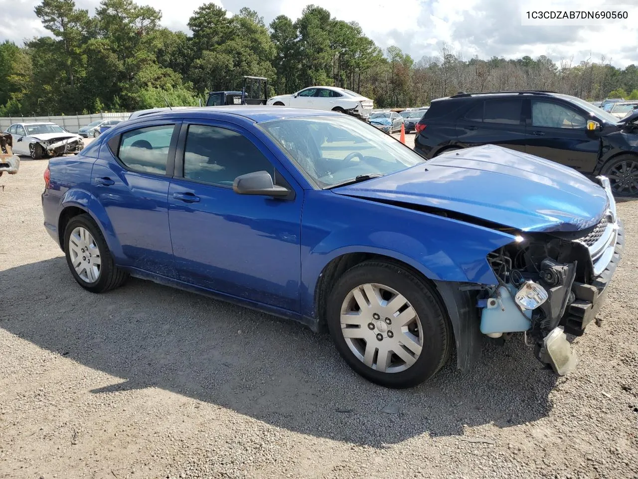 2013 Dodge Avenger Se VIN: 1C3CDZAB7DN690560 Lot: 73056914