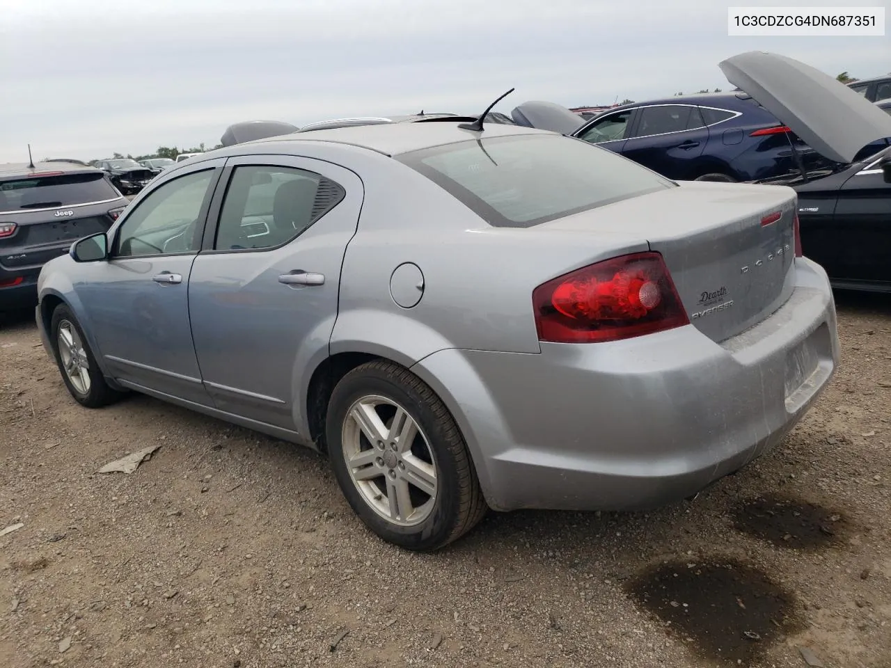 2013 Dodge Avenger Sxt VIN: 1C3CDZCG4DN687351 Lot: 73125154