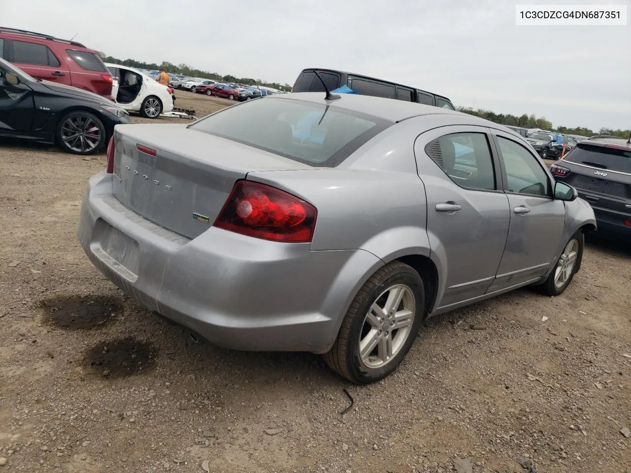 2013 Dodge Avenger Sxt VIN: 1C3CDZCG4DN687351 Lot: 73125154