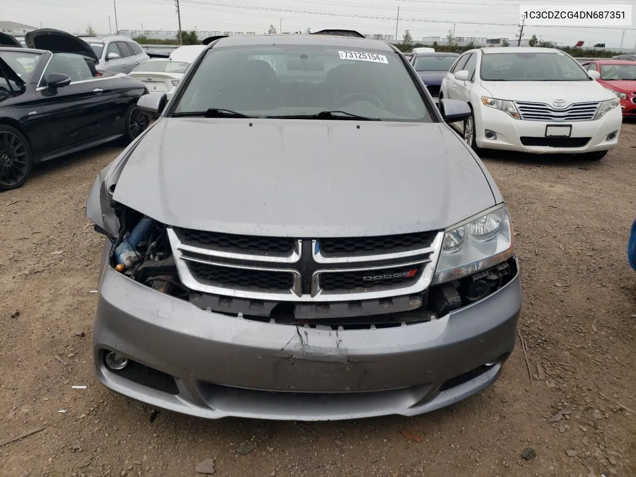 2013 Dodge Avenger Sxt VIN: 1C3CDZCG4DN687351 Lot: 73125154