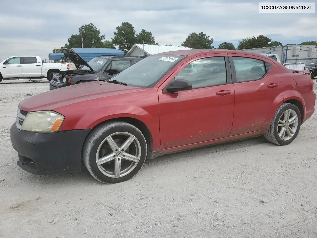 2013 Dodge Avenger Se VIN: 1C3CDZAG5DN541821 Lot: 73171854