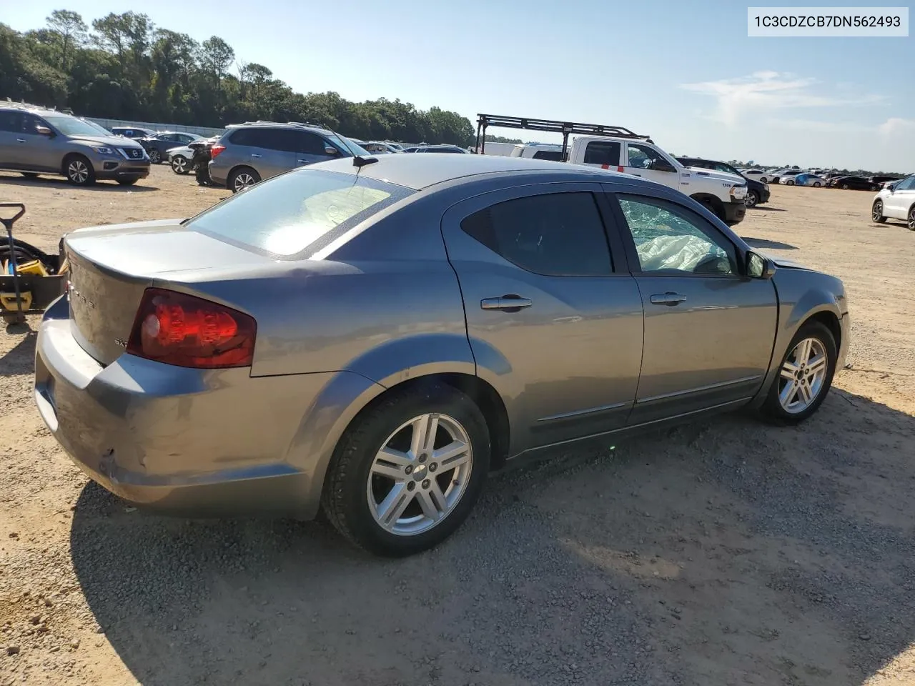 2013 Dodge Avenger Sxt VIN: 1C3CDZCB7DN562493 Lot: 73387724