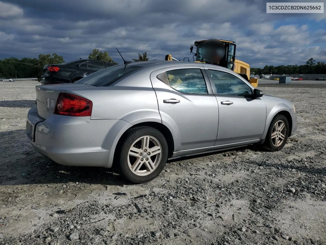 2013 Dodge Avenger Sxt VIN: 1C3CDZCB2DN625662 Lot: 73814864