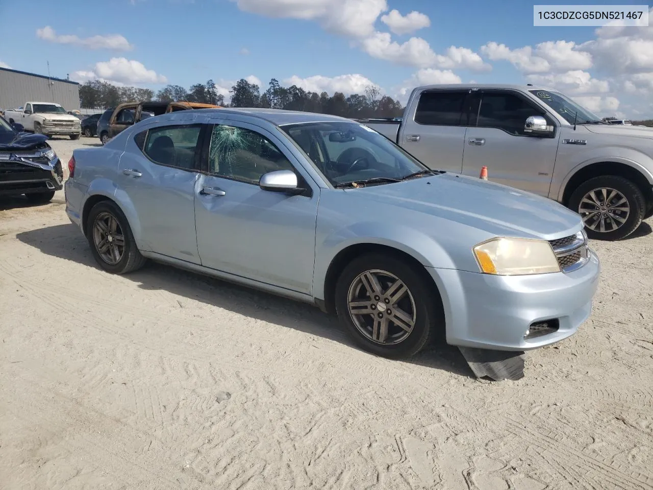 2013 Dodge Avenger Sxt VIN: 1C3CDZCG5DN521467 Lot: 73957754