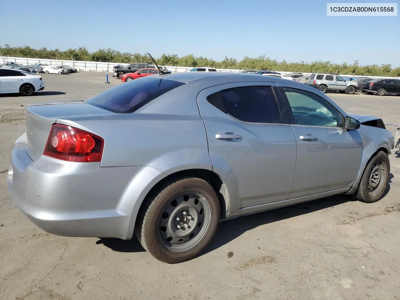 2013 Dodge Avenger Se VIN: 1C3CDZAB0DN615568 Lot: 74029234