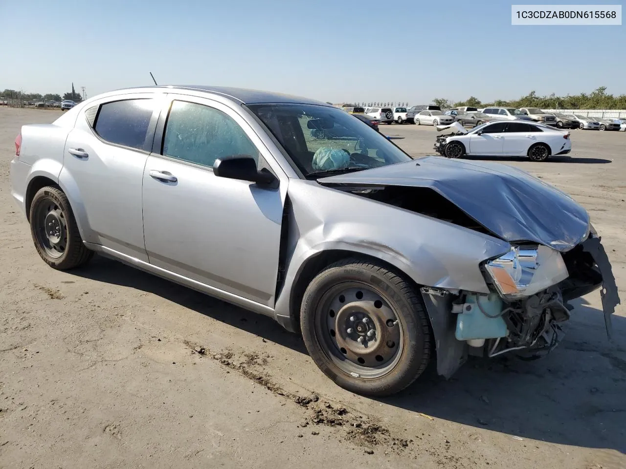 2013 Dodge Avenger Se VIN: 1C3CDZAB0DN615568 Lot: 74029234