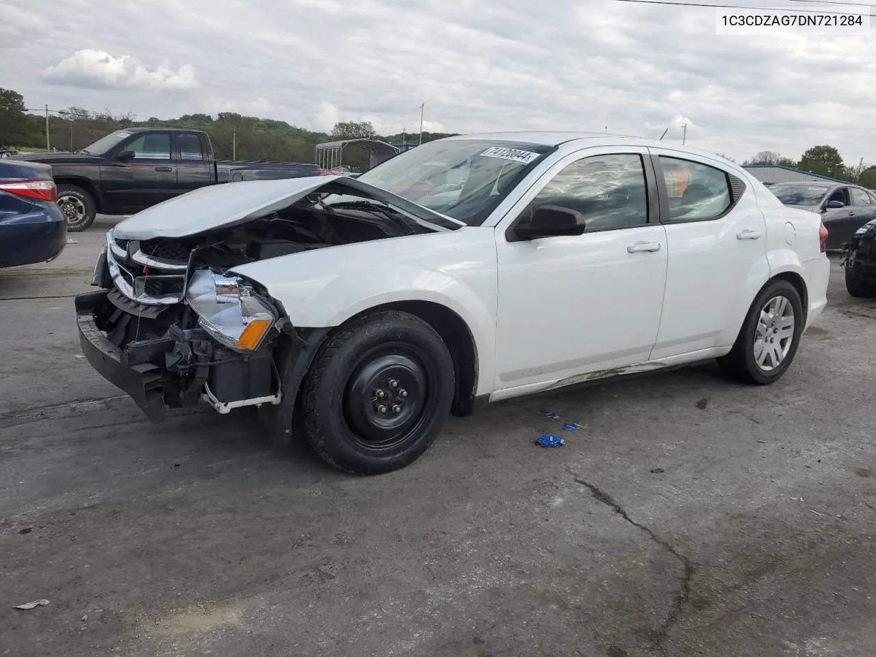 2013 Dodge Avenger Se VIN: 1C3CDZAG7DN721284 Lot: 74120044