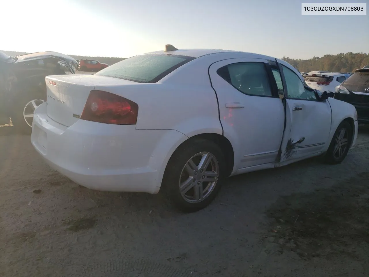 2013 Dodge Avenger Sxt VIN: 1C3CDZCGXDN708803 Lot: 74275264