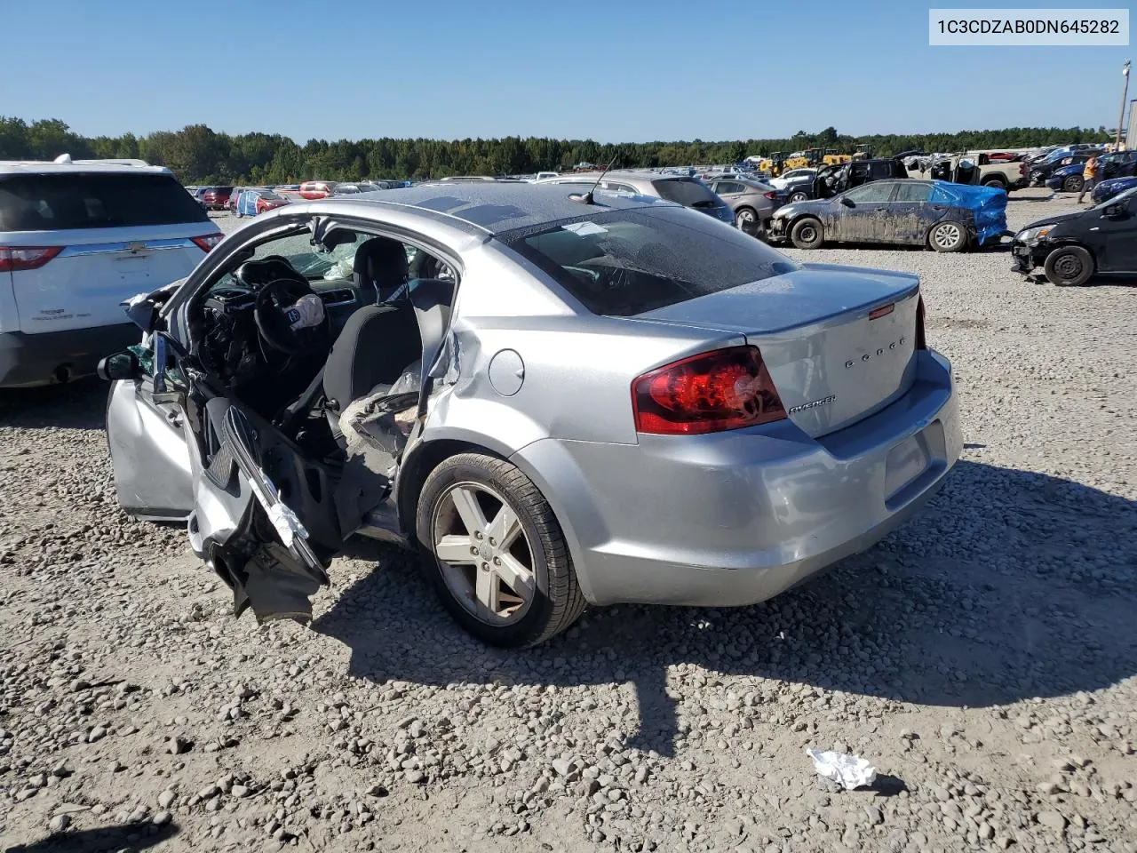 2013 Dodge Avenger Se VIN: 1C3CDZAB0DN645282 Lot: 74282364