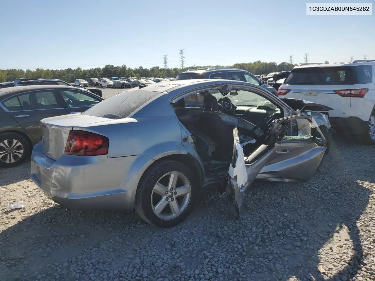 2013 Dodge Avenger Se VIN: 1C3CDZAB0DN645282 Lot: 74282364