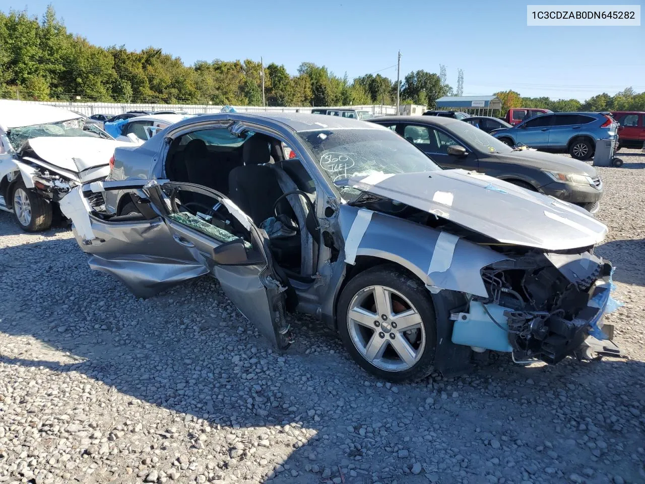 2013 Dodge Avenger Se VIN: 1C3CDZAB0DN645282 Lot: 74282364