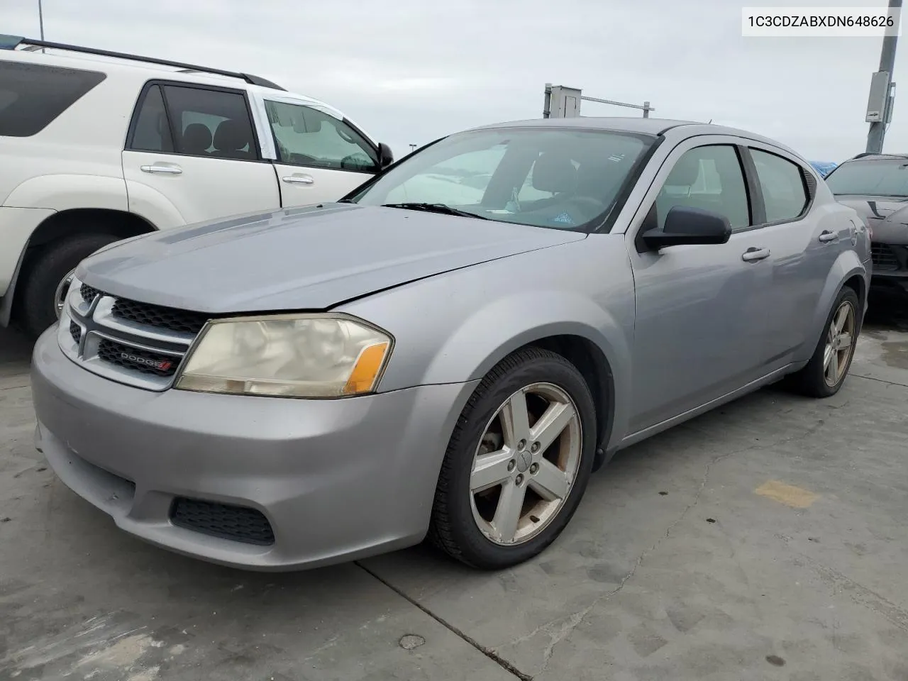 2013 Dodge Avenger Se VIN: 1C3CDZABXDN648626 Lot: 74399074