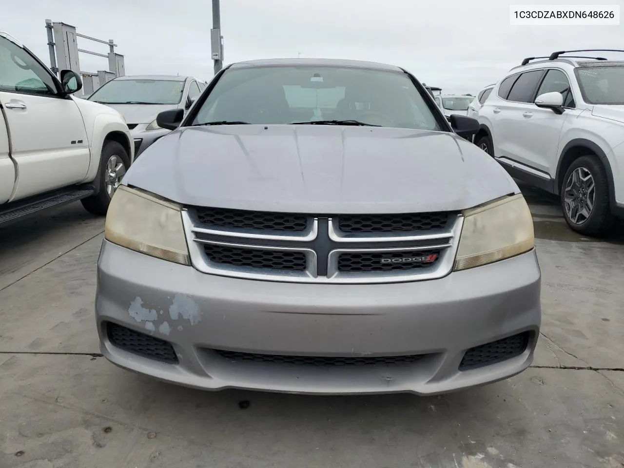 2013 Dodge Avenger Se VIN: 1C3CDZABXDN648626 Lot: 74399074