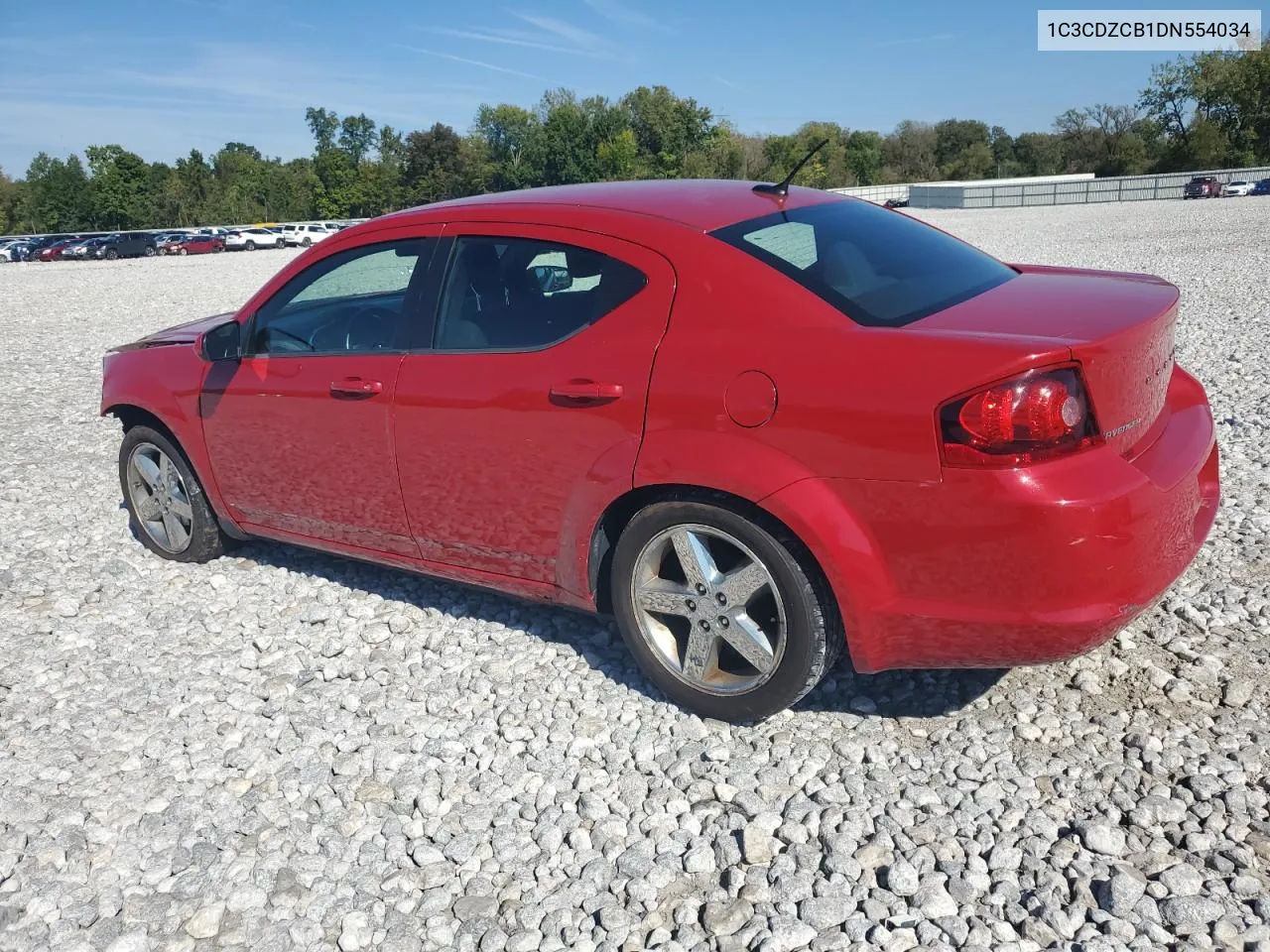 2013 Dodge Avenger Sxt VIN: 1C3CDZCB1DN554034 Lot: 74438504