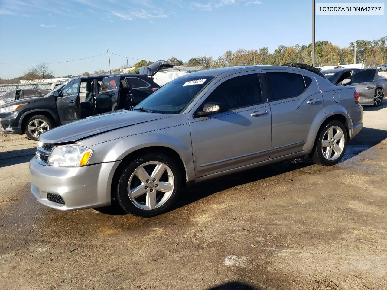 2013 Dodge Avenger Se VIN: 1C3CDZAB1DN642777 Lot: 74453554