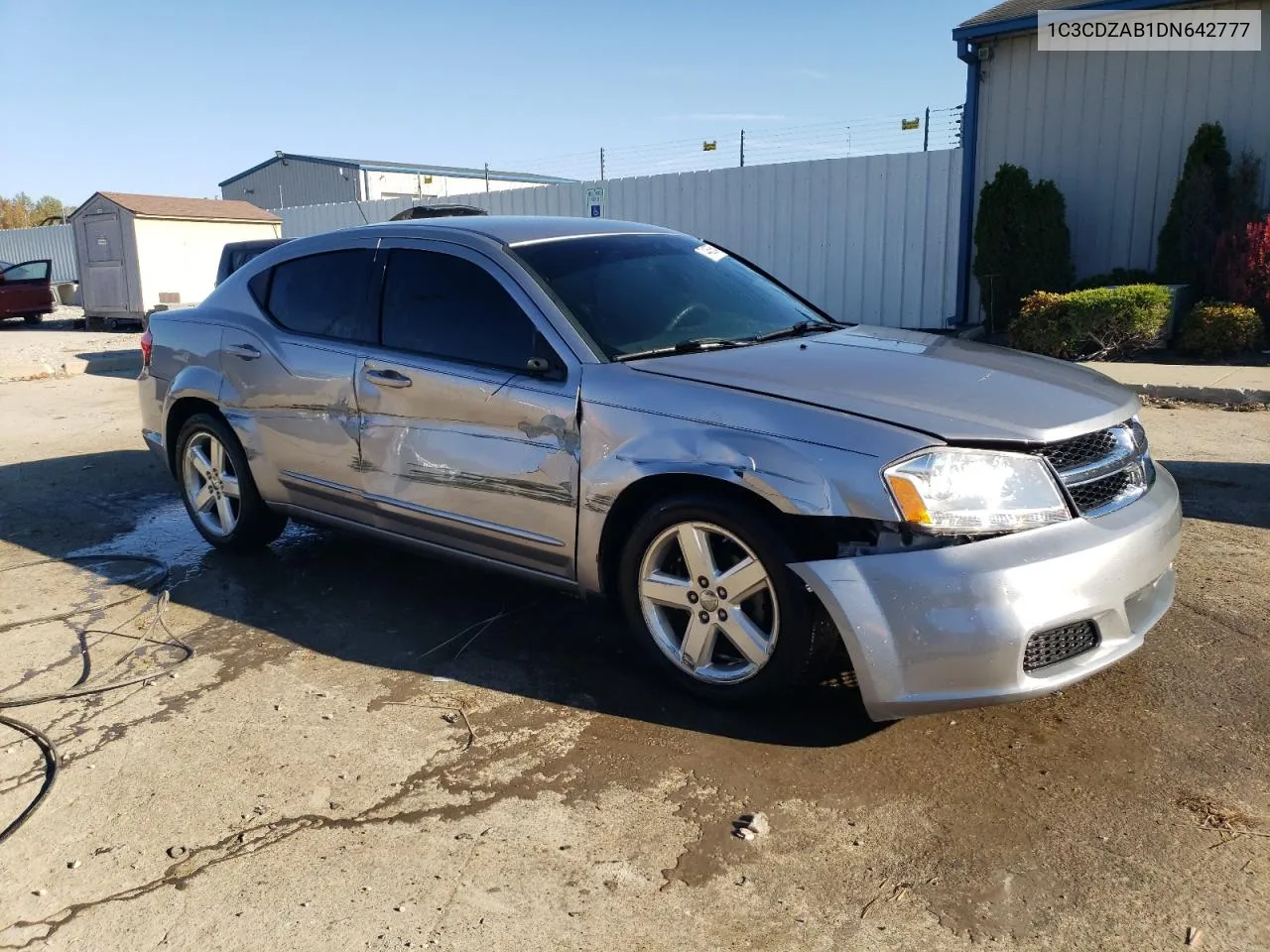 2013 Dodge Avenger Se VIN: 1C3CDZAB1DN642777 Lot: 74453554