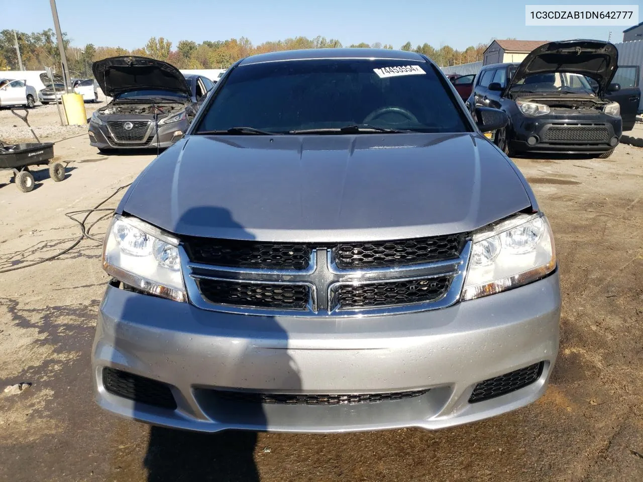 2013 Dodge Avenger Se VIN: 1C3CDZAB1DN642777 Lot: 74453554