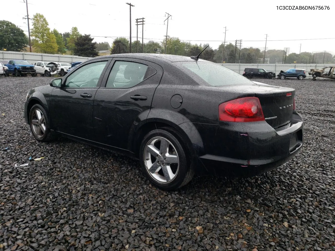 2013 Dodge Avenger Se VIN: 1C3CDZAB6DN675676 Lot: 74504504