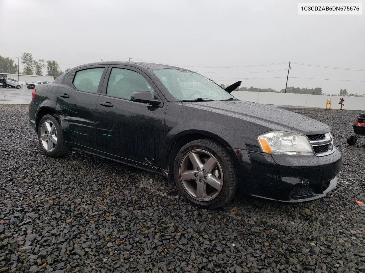 2013 Dodge Avenger Se VIN: 1C3CDZAB6DN675676 Lot: 74504504