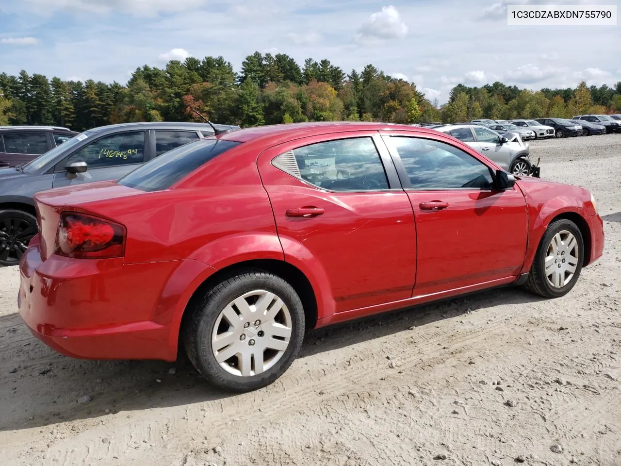 2013 Dodge Avenger Se VIN: 1C3CDZABXDN755790 Lot: 74612674