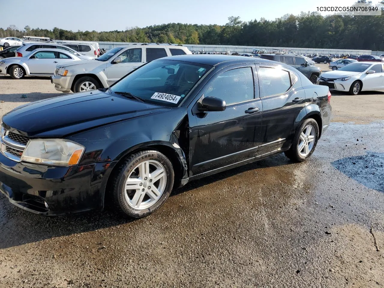 2013 Dodge Avenger Sxt VIN: 1C3CDZCG5DN708949 Lot: 74924054