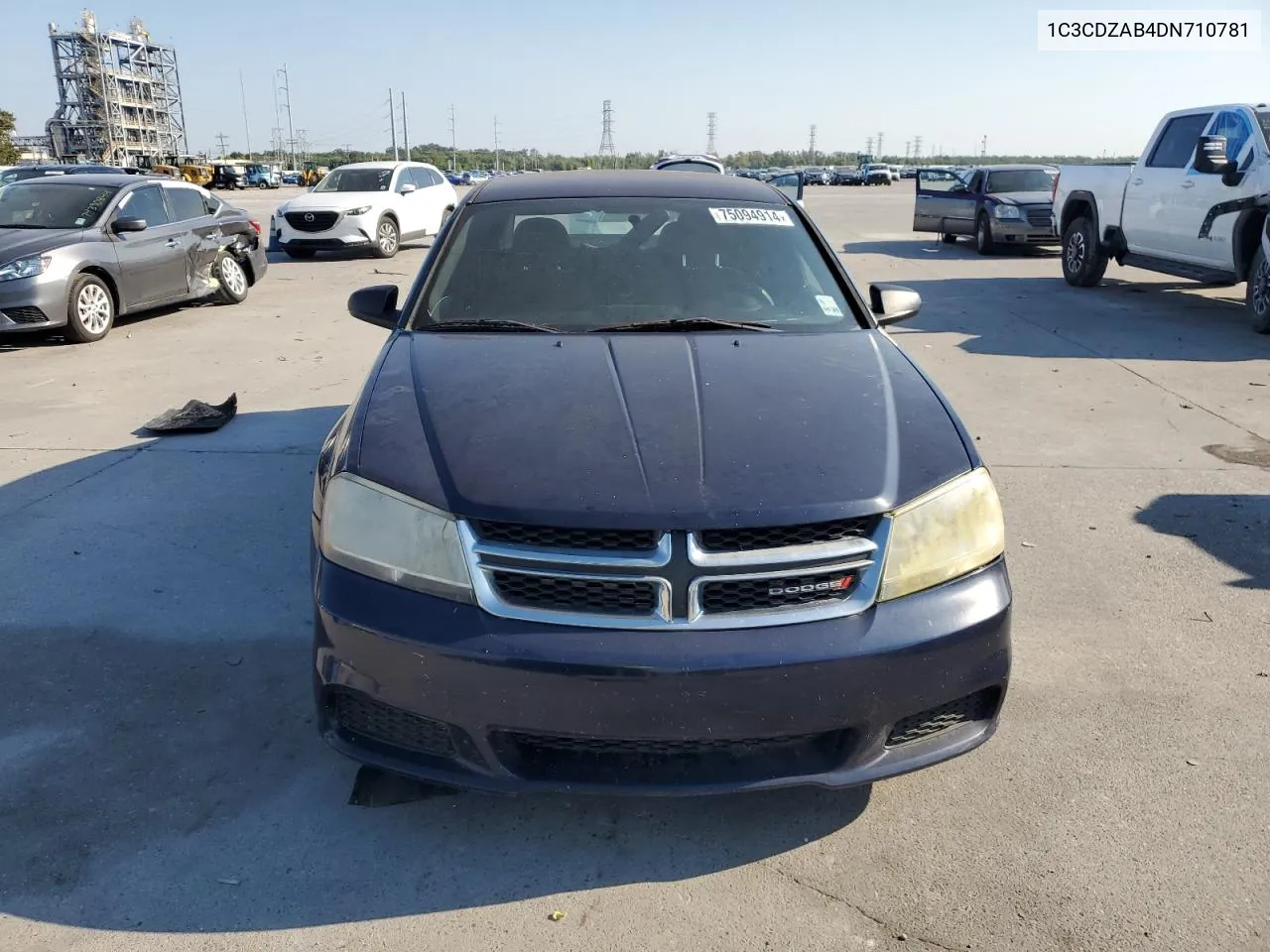 2013 Dodge Avenger Se VIN: 1C3CDZAB4DN710781 Lot: 75094914