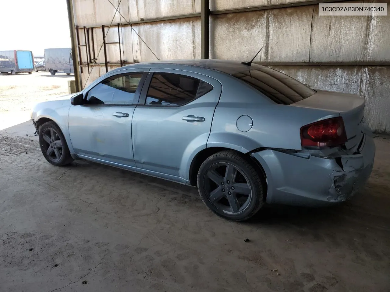 2013 Dodge Avenger Se VIN: 1C3CDZAB3DN740340 Lot: 75220894