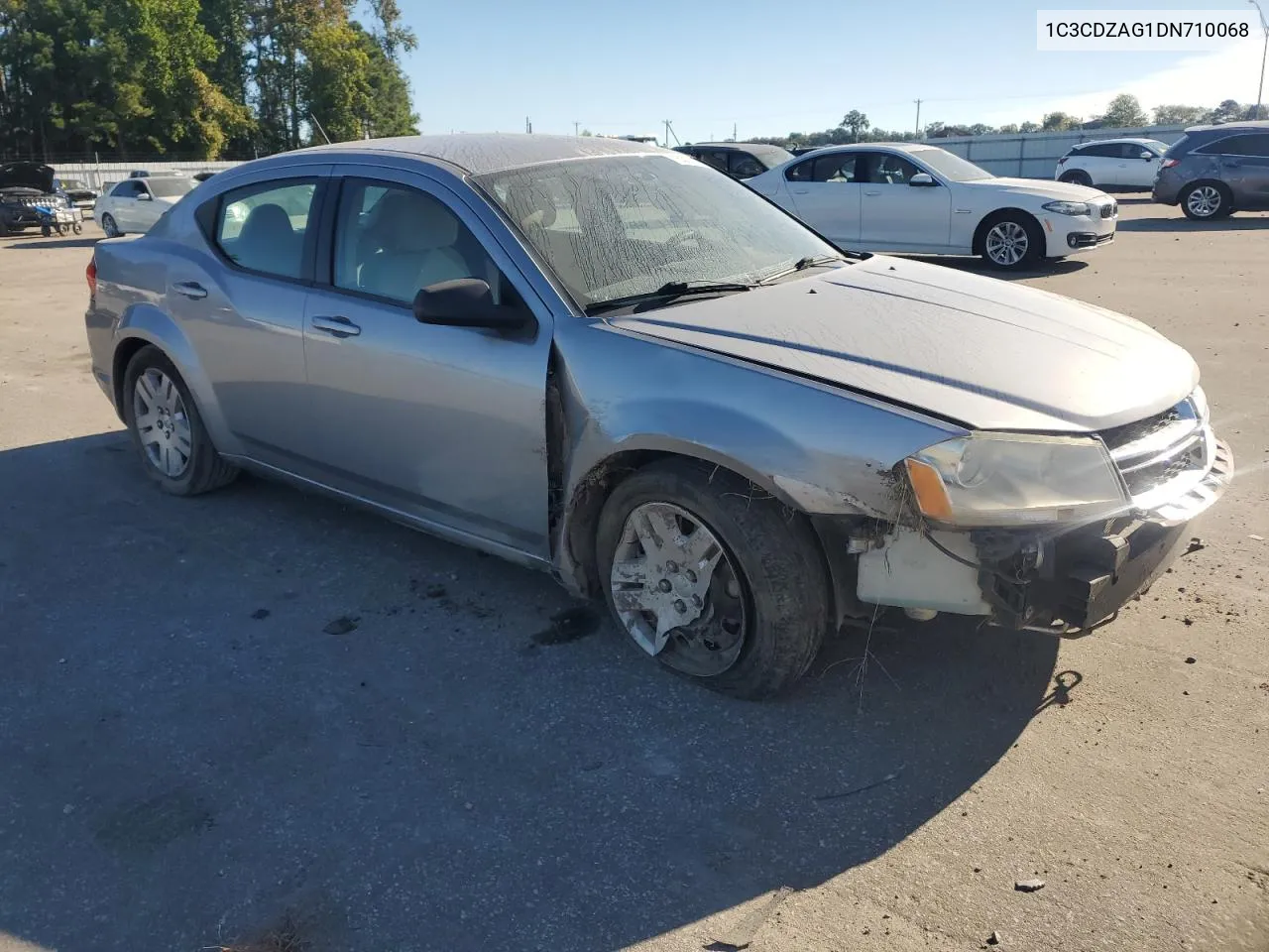 2013 Dodge Avenger Se VIN: 1C3CDZAG1DN710068 Lot: 75311104