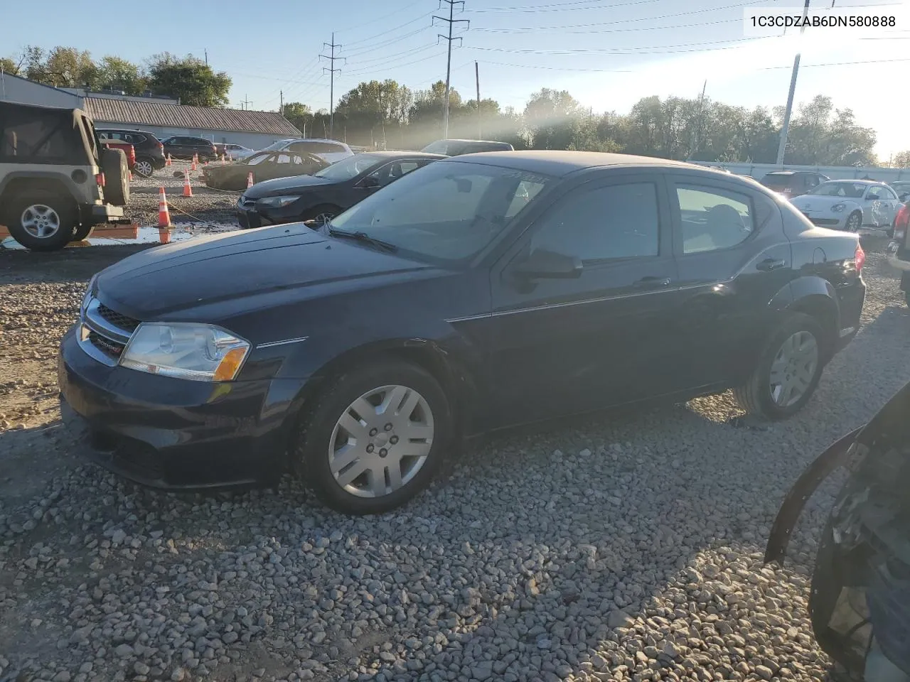 2013 Dodge Avenger Se VIN: 1C3CDZAB6DN580888 Lot: 75340694