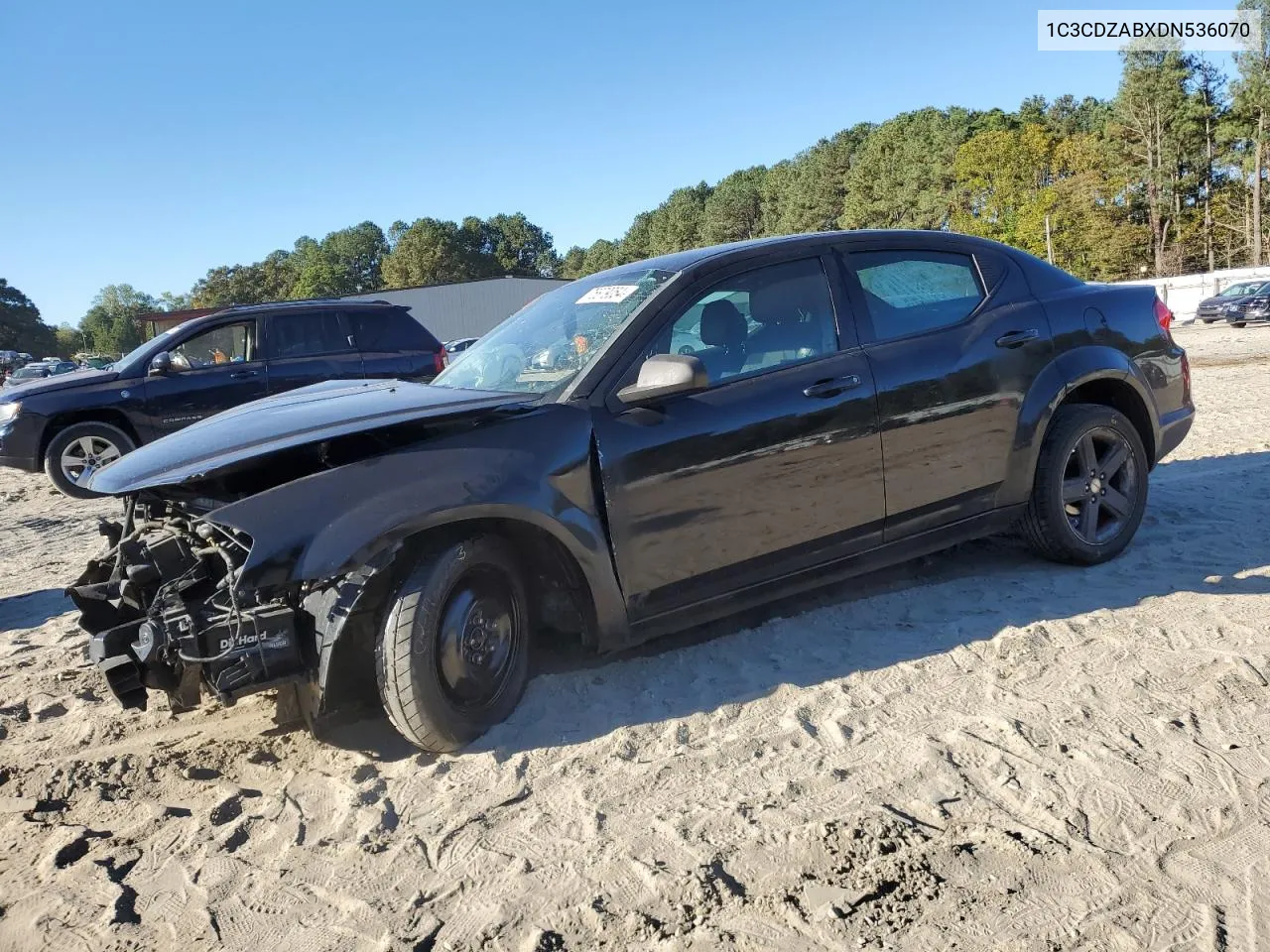 2013 Dodge Avenger Se VIN: 1C3CDZABXDN536070 Lot: 75879054