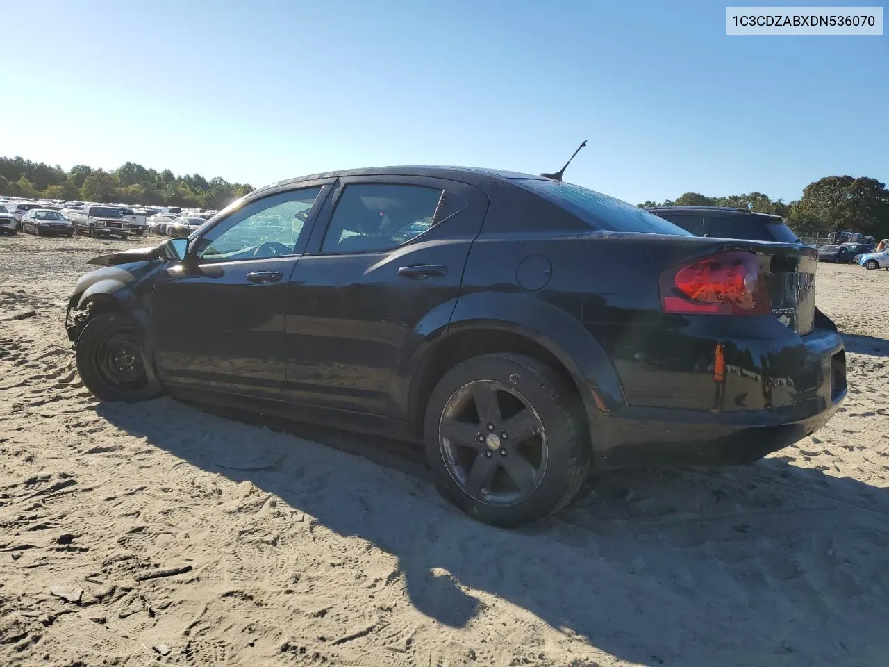 2013 Dodge Avenger Se VIN: 1C3CDZABXDN536070 Lot: 75879054