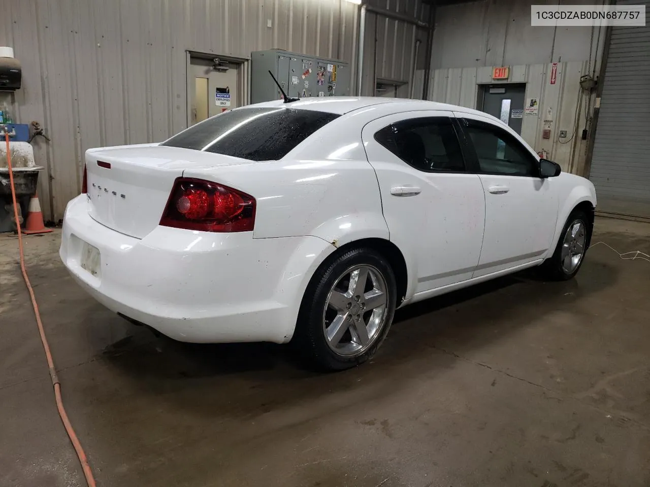 2013 Dodge Avenger Se VIN: 1C3CDZAB0DN687757 Lot: 76618184