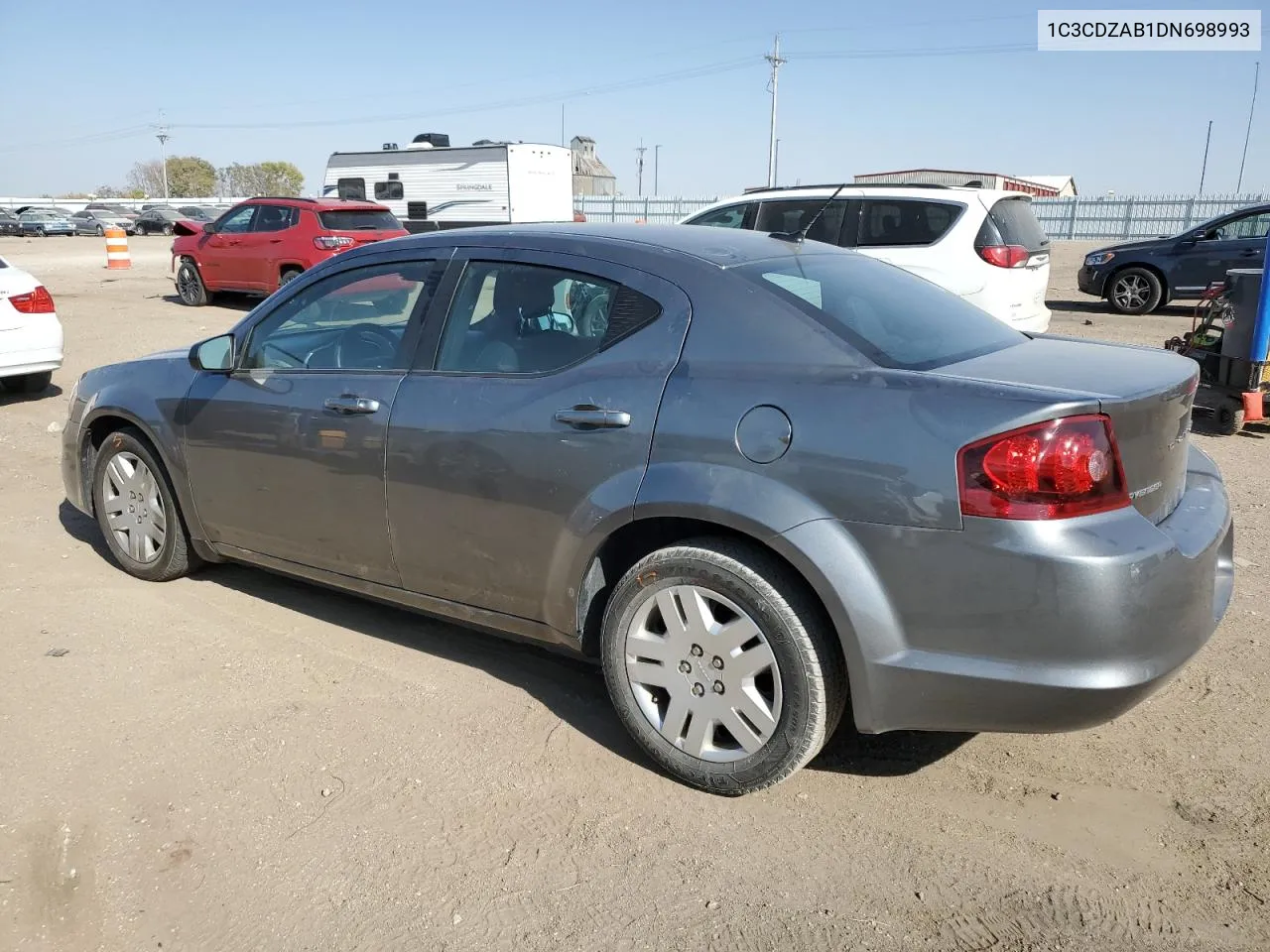 2013 Dodge Avenger Se VIN: 1C3CDZAB1DN698993 Lot: 76807204