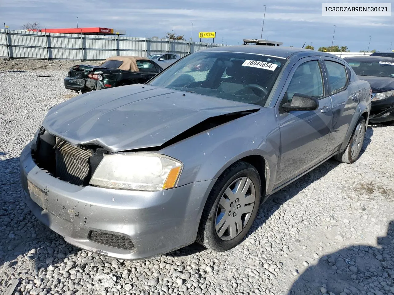 2013 Dodge Avenger Se VIN: 1C3CDZAB9DN530471 Lot: 76844654