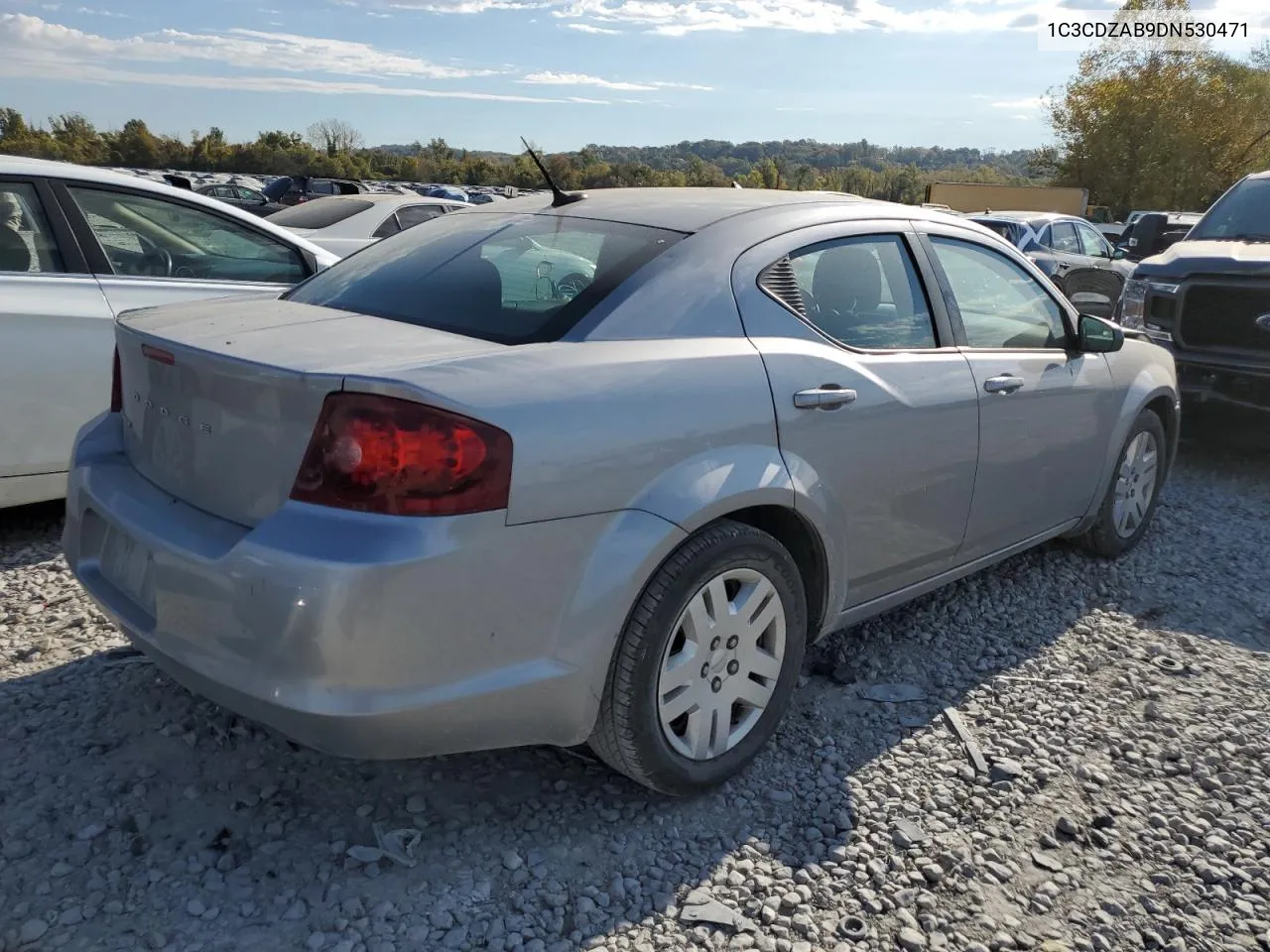 2013 Dodge Avenger Se VIN: 1C3CDZAB9DN530471 Lot: 76844654