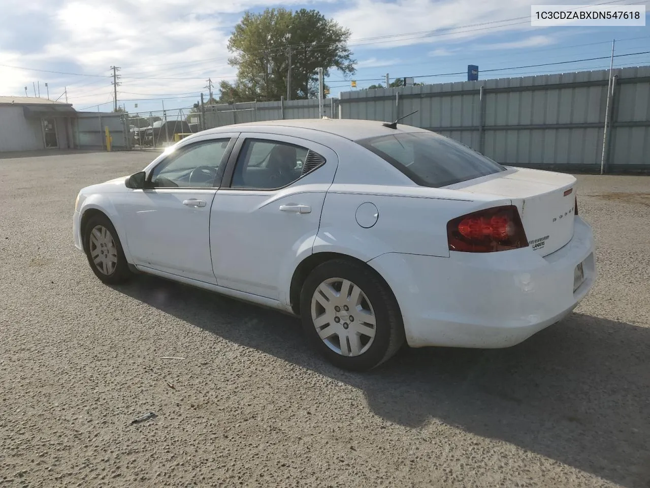 2013 Dodge Avenger Se VIN: 1C3CDZABXDN547618 Lot: 76919144