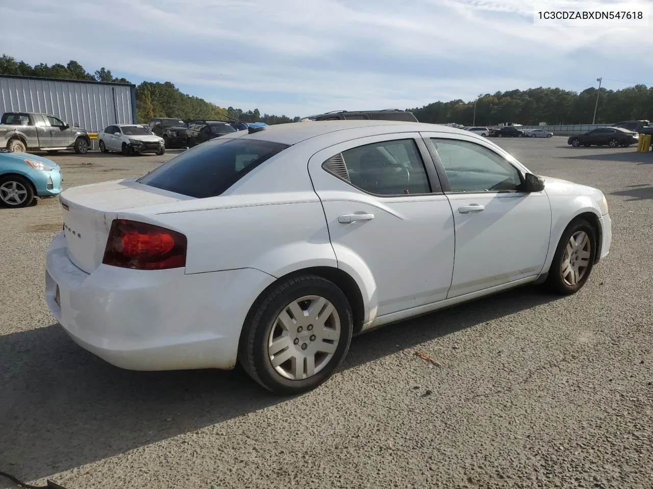 2013 Dodge Avenger Se VIN: 1C3CDZABXDN547618 Lot: 76919144