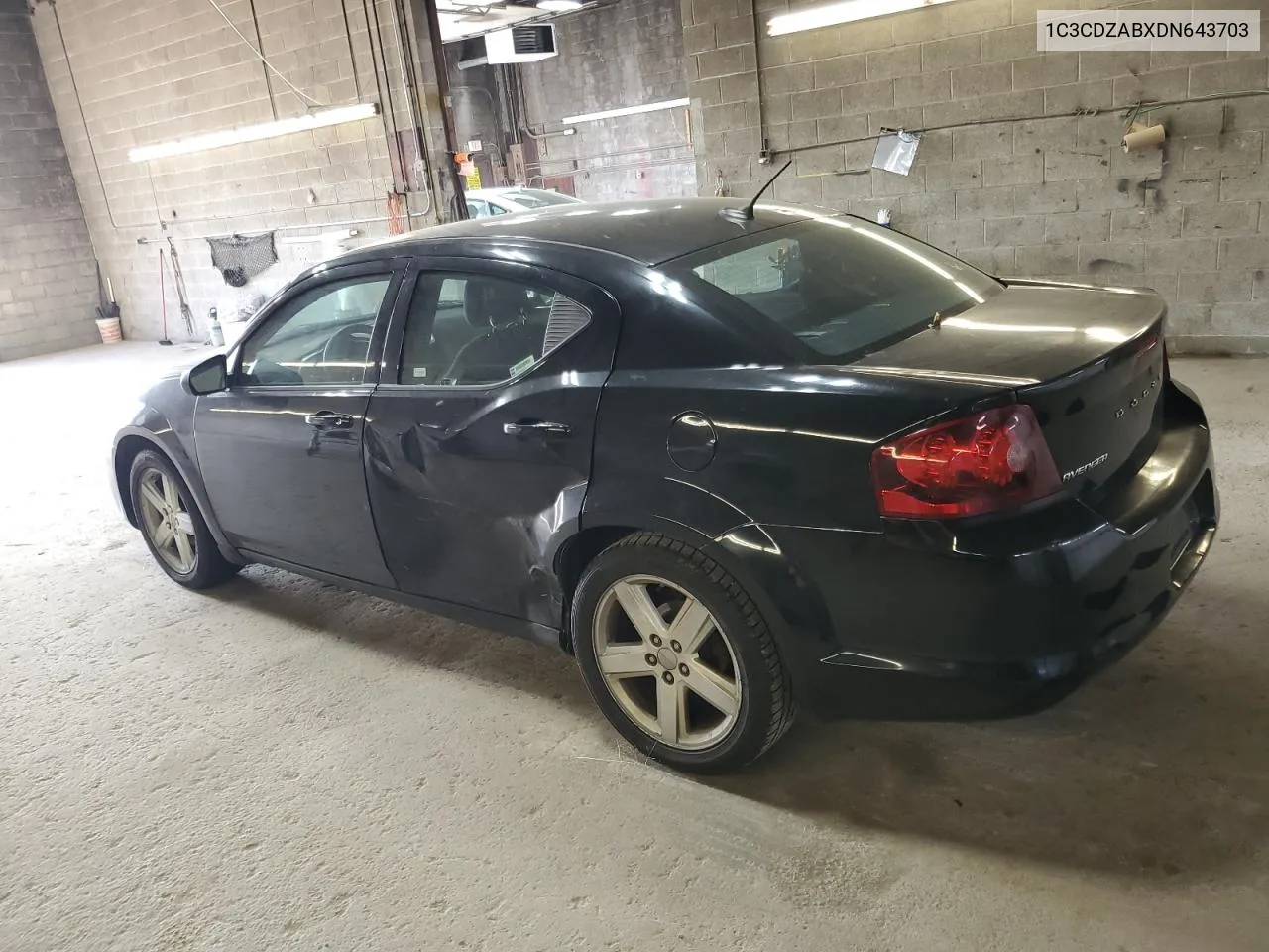 1C3CDZABXDN643703 2013 Dodge Avenger Se